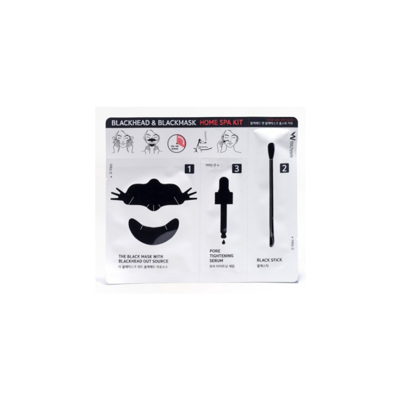 MIIN Wish formula  Blackhead & Blackmask home spa kit puntos negros