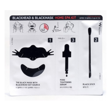 MIIN Wish formula  Blackhead & Blackmask home spa kit puntos negros