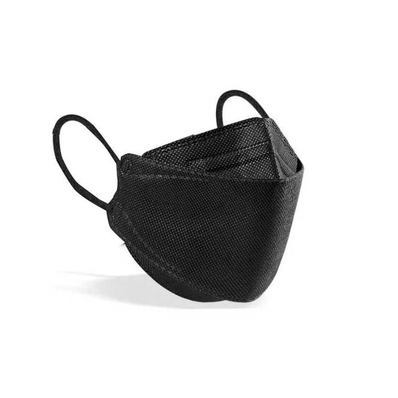 MASCARILLA FFP2 CE Tipo Pez Negra Infantil 10 Uds