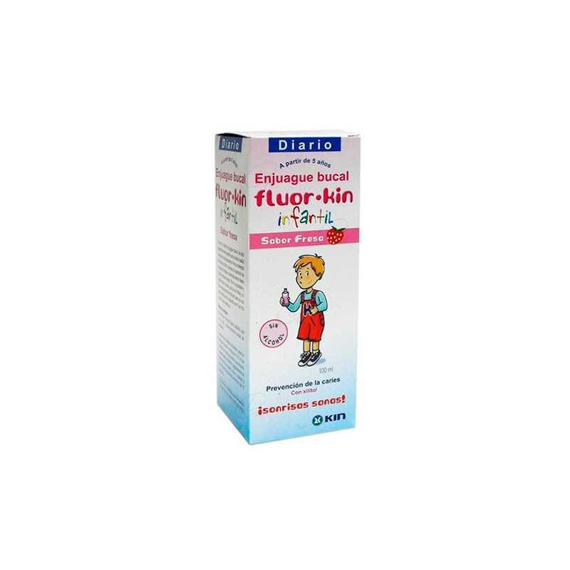 FLUOR KIN Infantil 0,2 Semanal Enjuague 100ml