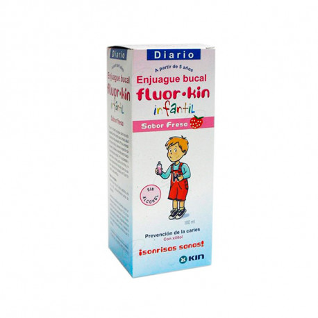 FLUOR KIN Infantil 0,2 Semanal Enjuague 100ml