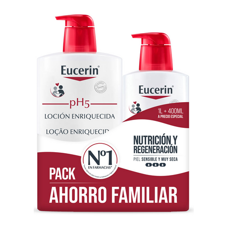 EUCERIN pH5 Family Pack Loción Enriquecida 1L + 400 ml