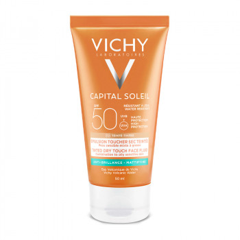 VICHY Capital Soleil Crema Toque Seco Con Color SPF 50+ 50 ml