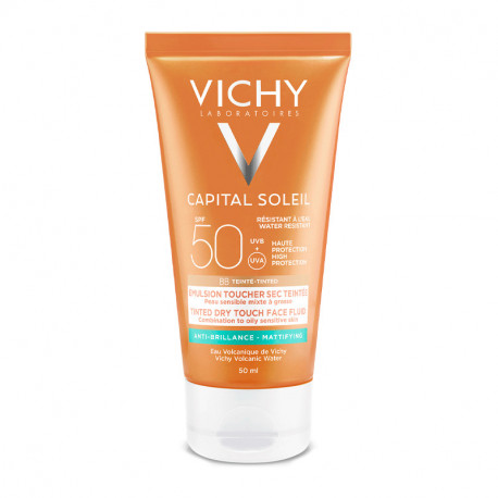 VICHY Capital Soleil Crema Toque Seco Con Color SPF 50+ 50 ml