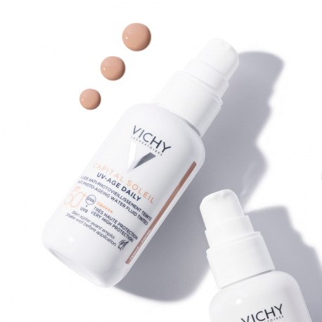 VICHY Capital Soleil UV-Age Daily Fluido Fotocorrector Diario Color SPF50+ 40 ml