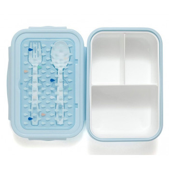 TUTETE Fiambrera Bento Drops Azul