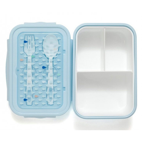 TUTETE Fiambrera Bento Drops Azul