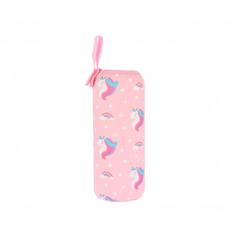 TUTETE Botella Acero Funda Rosa Unicornio 750 ml