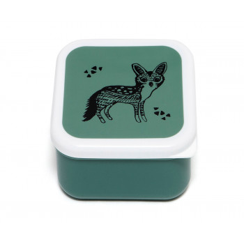 TUTETE Set 3 Cajitas Almuerzo Black Animals Salie