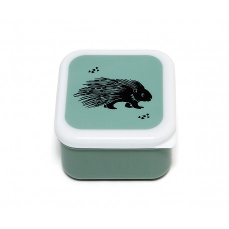 TUTETE Set 3 Cajitas Almuerzo Black Animals Salie