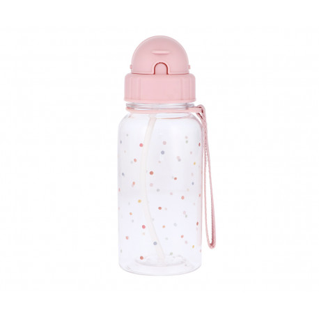 TUTETE Botella Plástico Dots Pink 500 ml