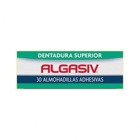ALGASIV Almohadillas Adhesivas Prótesis Superiores 30 uds
