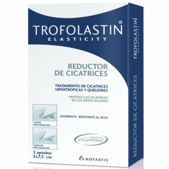 TROFOLASTIN Reductor de Cicatrices 5 x 7,5 cm 5 Apósitos