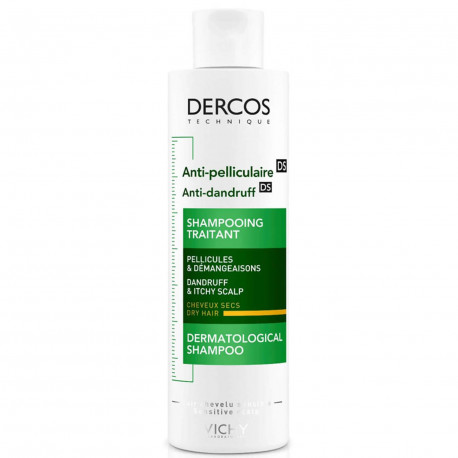 VICHY Dercos Champú Anticaspa Cabello Seco 200 ml