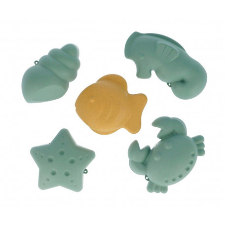 TUTETE Set Juguete de Playa Bioplástico Ocean Harves 6 uds