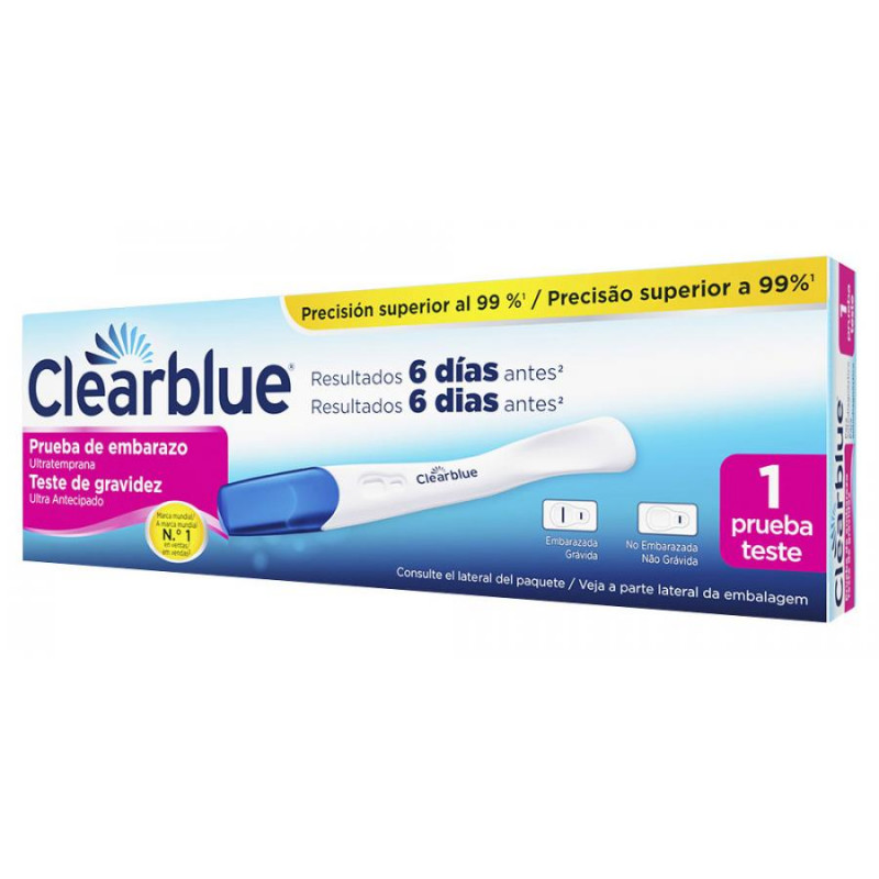 CLEARBLUE Test de Embarazo Detección Ultratemprana