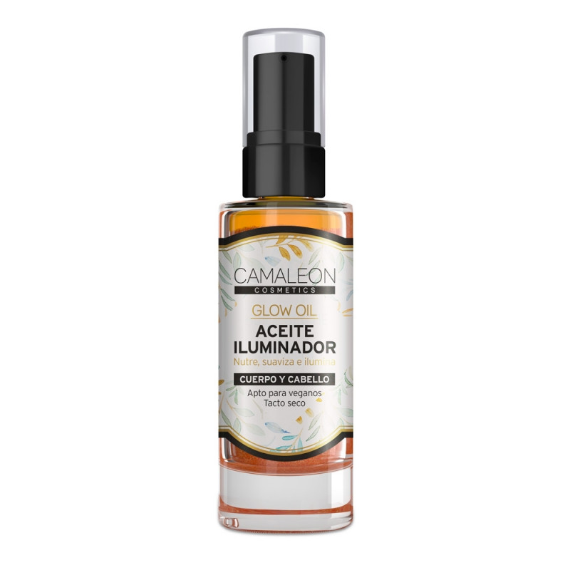 CAMALEÓN Aceite Iluminador Corporal Vegano Tacto Seco 30 ml