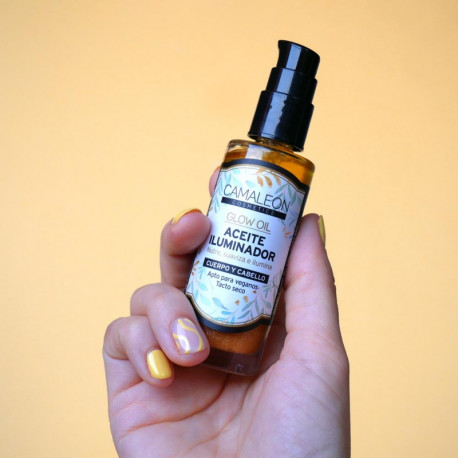 CAMALEÓN Aceite Iluminador Corporal Vegano Tacto Seco 30 ml