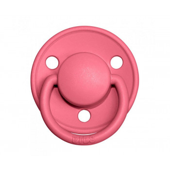 TUTETE Bibs de Lux Chupete Coral/Ruby +6 Meses 2 Uds