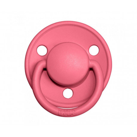 TUTETE Bibs de Lux Chupete Coral/Ruby +6 Meses 2 Uds