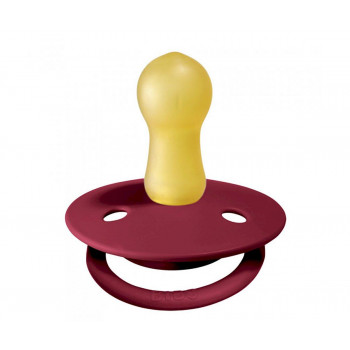 TUTETE Bibs de Lux Chupete Coral/Ruby +6 Meses 2 Uds