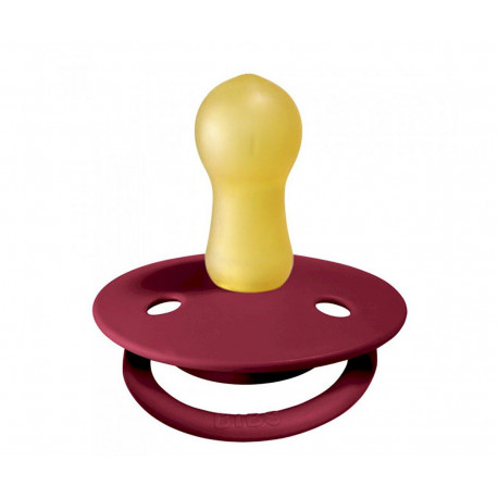 TUTETE Bibs de Lux Chupete Coral/Ruby +6 Meses 2 Uds