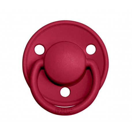 TUTETE Bibs de Lux Chupete Coral/Ruby +6 Meses 2 Uds