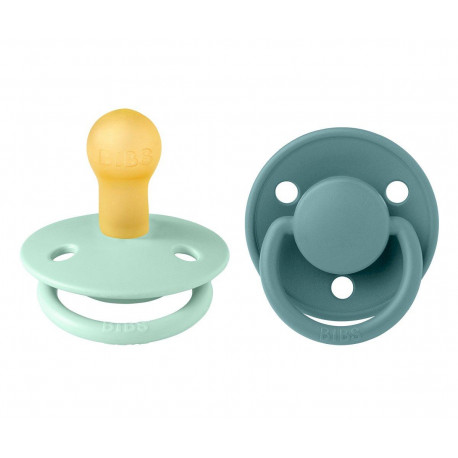 TUTETE Bibs Chupete Lux Nordic Mint/Island Sea +6 Meses 2 uds