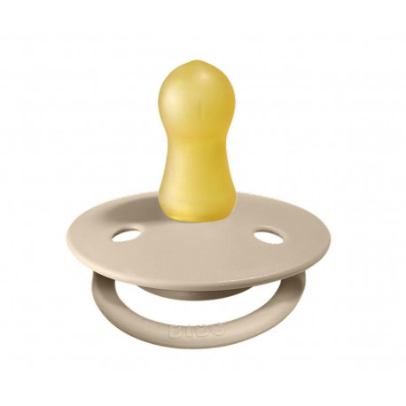 TUTETE Bibs Chupete Lux Color Vainilla/Dark Oak +6 Meses 2 Uds