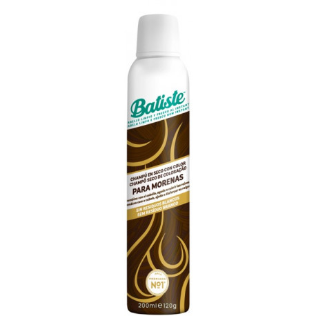 BATISTE champú en seco color oscuro Pelo Moreno 200ml