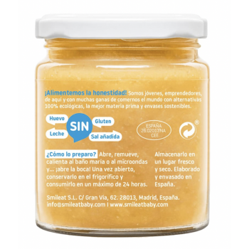 SMILEAT Tarrito Verduras con Lubina y Merluza Ecológico 230 g