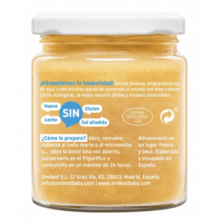 SMILEAT Tarrito Verduras con Lubina y Merluza Ecológico 230 g