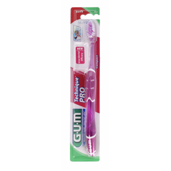 GUM Cepillo Dental Adulto Compacto Suave Technique Pro 1 Ud