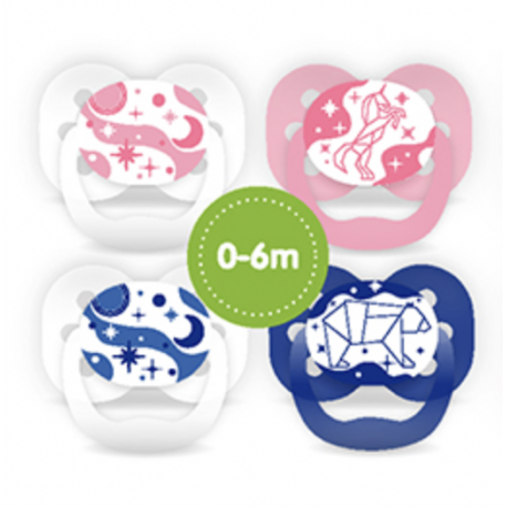 DR BROWN'S Chupete Advantage Nocturno 0-6 Meses 2 Uds