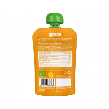SMILEAT Pouch Leche de Almendra, Mango y Piña 100 g