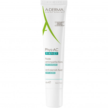 A-DERMA Phys-Ac Perfect Fluido Anti-Imperfecciones Anti-Marcas 40 ml