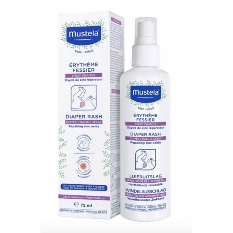 MUSTELA Spray Cambio de Pañal 75 ml