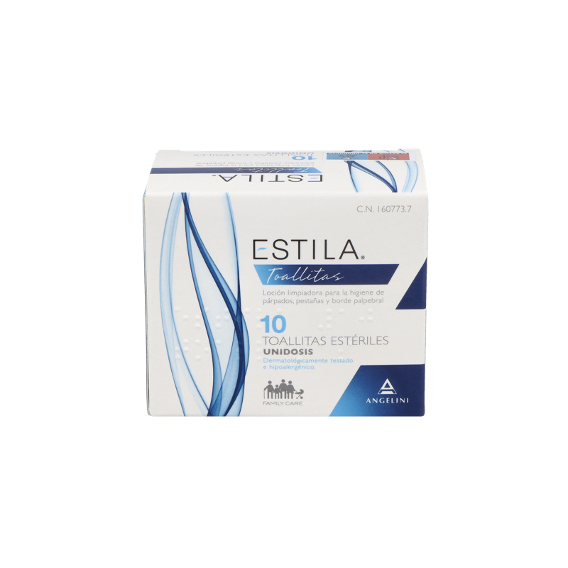 ESTILA Toallitas estériles de párpados y pestañas