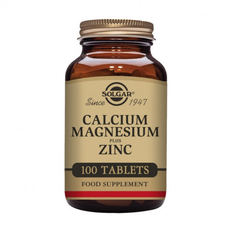 SOLGAR Calcio / Magnesio Plus Zinc - 100 Comprimidos