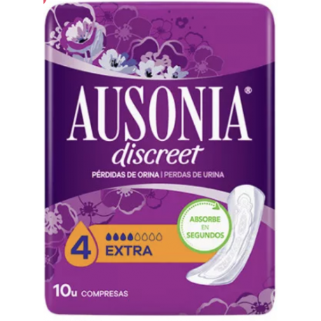 AUSONIA Discreet Compresas Pérdidas de Orina 10 Uds