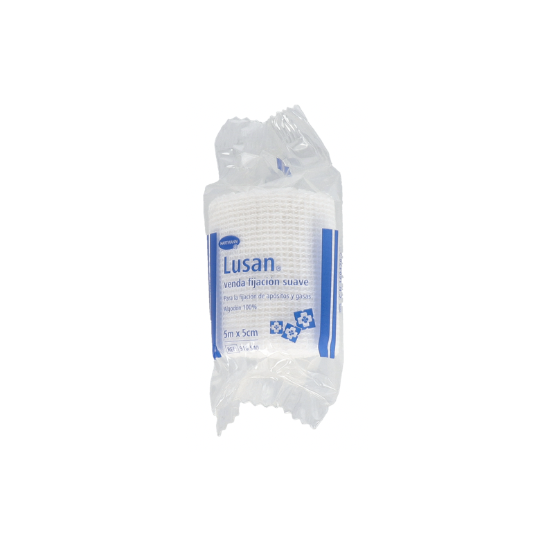 HARTMANN Lusan Venda de Gasa Hidrofila Cambric Fijación Suave 5 x 5 cm