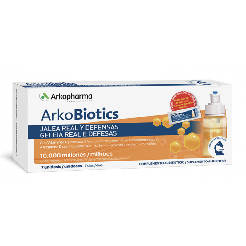 ARKOBIOTICS Jalea Real y Defensas Adultos 7 Unidosis