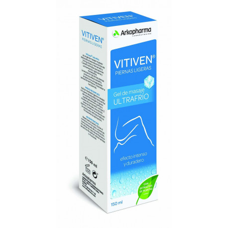VITIVEN Extrafrio Gel de Masaje Piernas Ligeras 150 ml