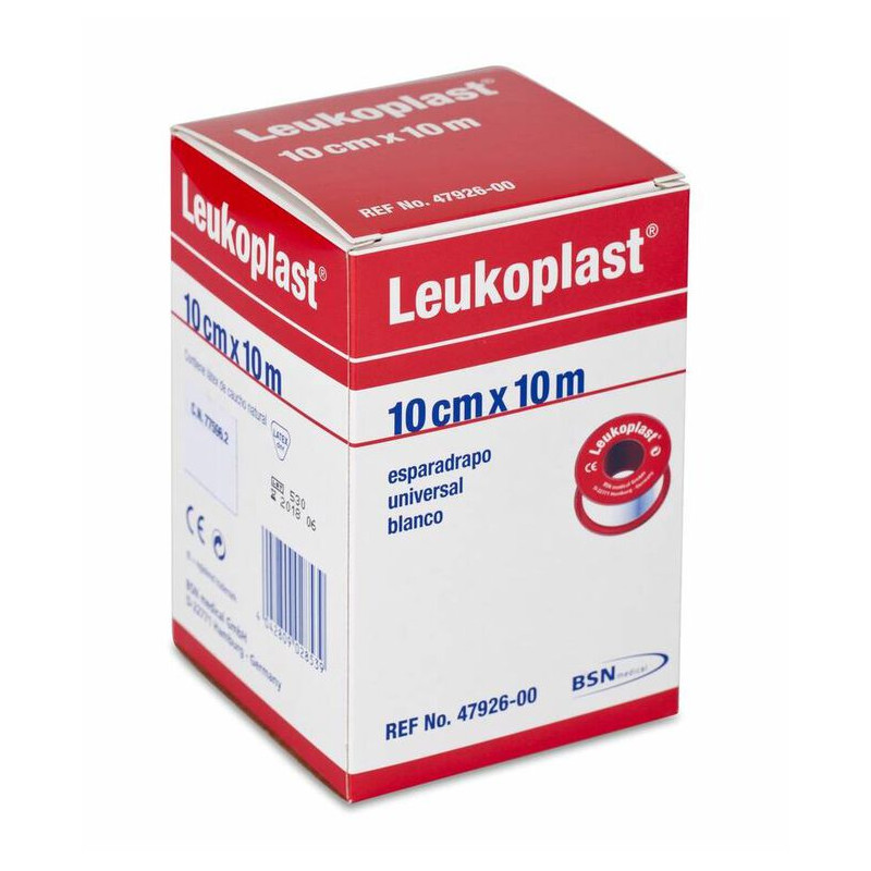 LEUKOPLAST Esparadrapo Blanco 10 cm x 10 m, 1 Ud