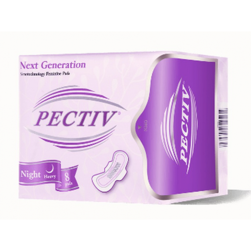 PECTIV Compresas Noche 8 Uds