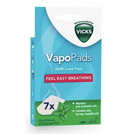VICKS Vapopads Mentol Recambios 7 Uds