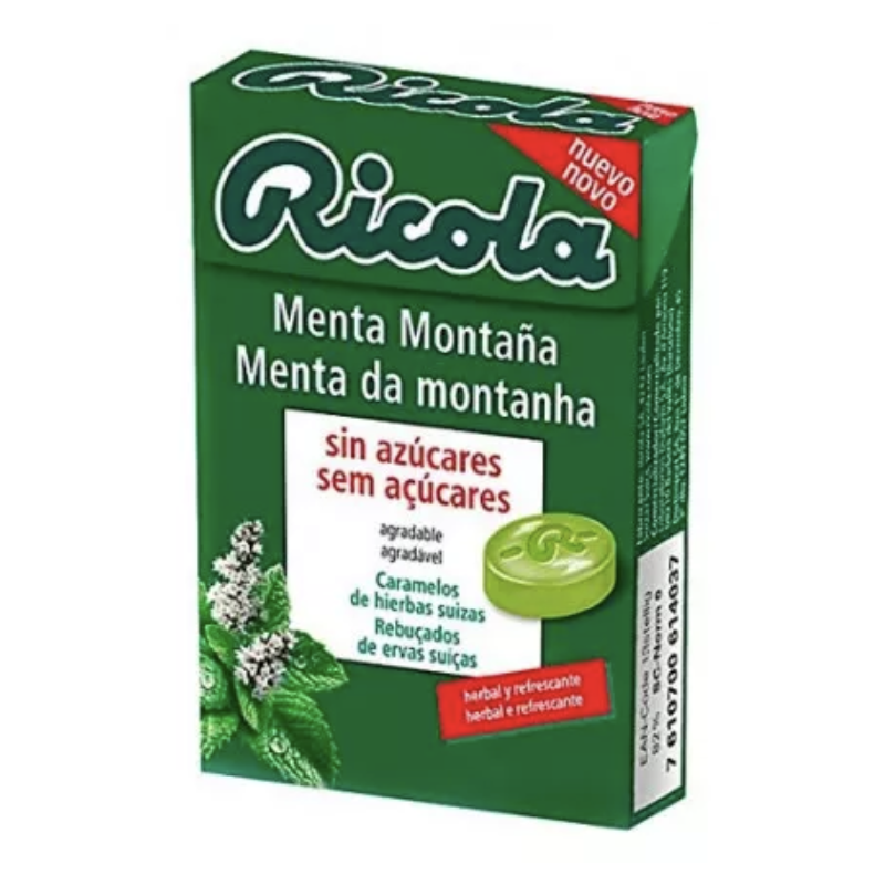 RICOLA Caramelos Menta Montaña S/A 50 g