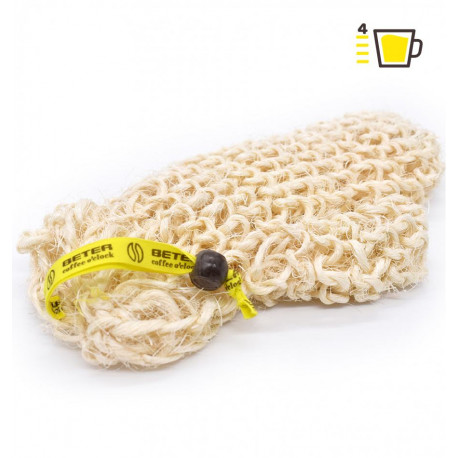 BETER Coffee O' Clock Guante corporal de sisal
