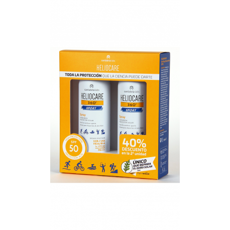 HELIOCARE 360º Duplo Sport spray 2ªUD 40% 2x100ml