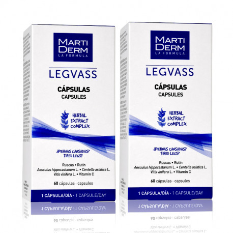 MARTIDERM Duplo Legvass cápsulas 50% DTO 2 UD 2x60